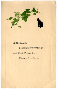 1930's Christmas card. Ruth Wade author collection