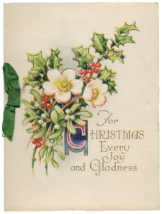 1930's Christmas card. Ruth Wade author collection