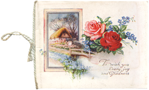 1930's Christmas card. Ruth Wade author collection