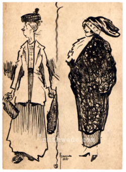 Sketch from 1912. Ruth Wade collection