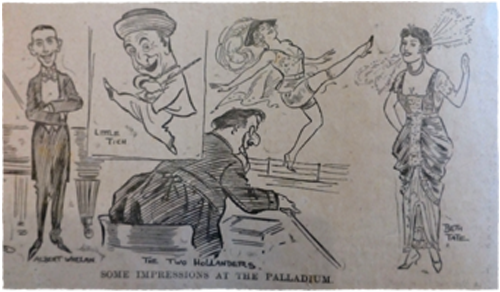 Cartoon from 1914 periodical. Ruth Wade