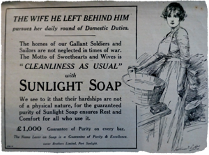Advert from 1915 periodical. Ruth Wade