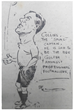 Footballer Tom Collins. 1913