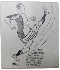 Footballer Bob Crompton. 1913