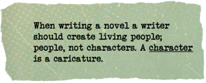Writing secrets. Creating characters. Hemingway. 