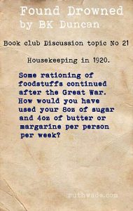 Found Drowned book club discussion topics: 21 housekeeping in 1920