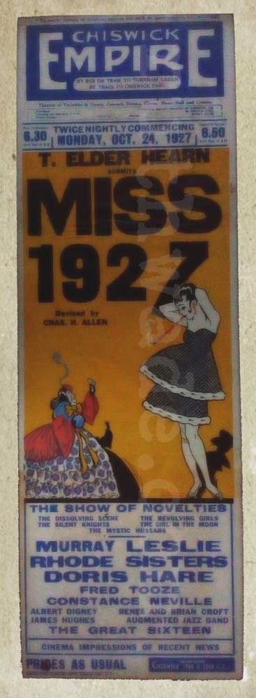 Chiswick Empire playbill 1927 