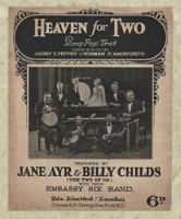 1920's singing duo Jane Ayr & Billy Childs with their Embassy Six Band. 