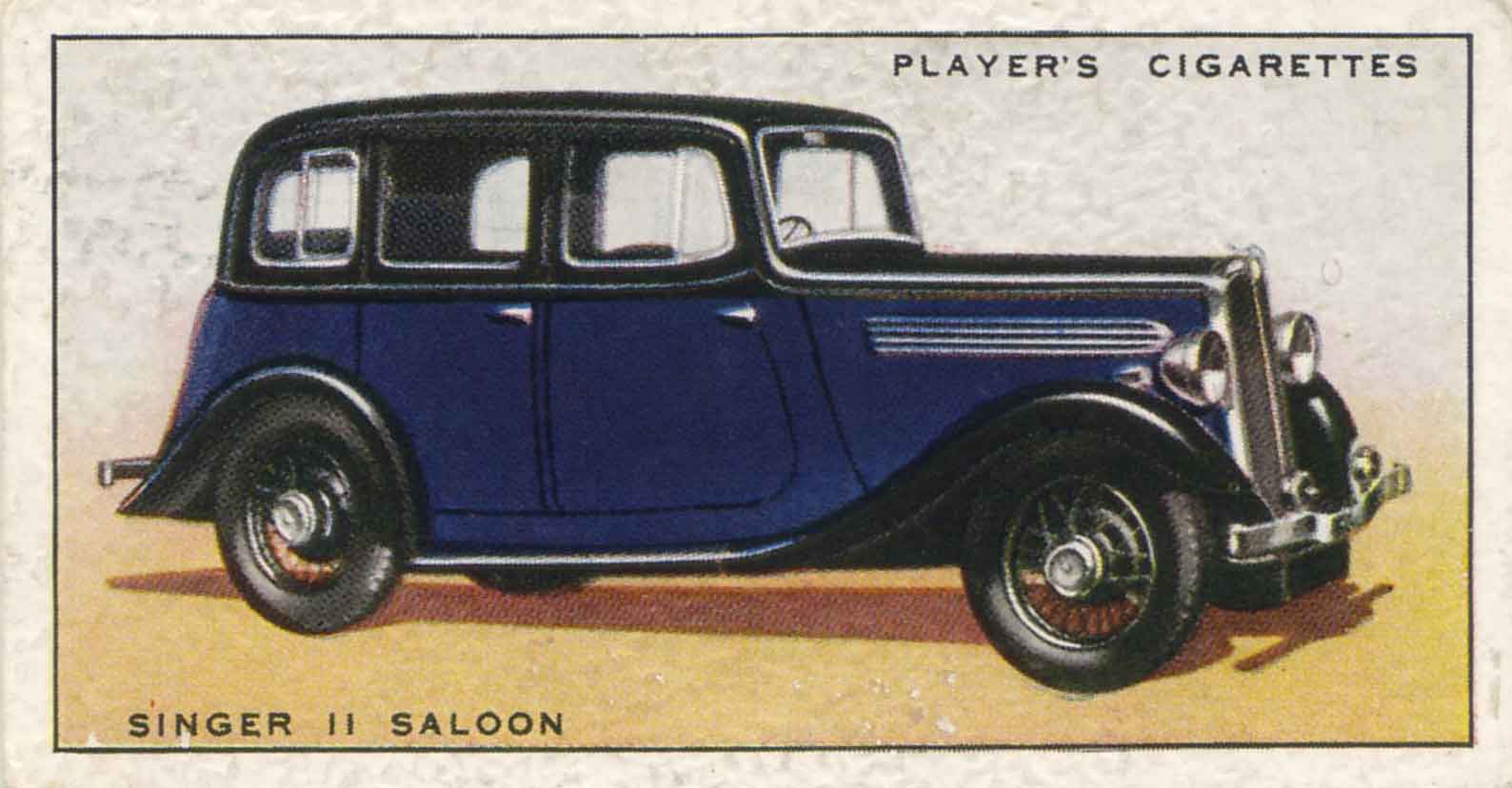 Singer II Saloon. 1937 cigarette card.